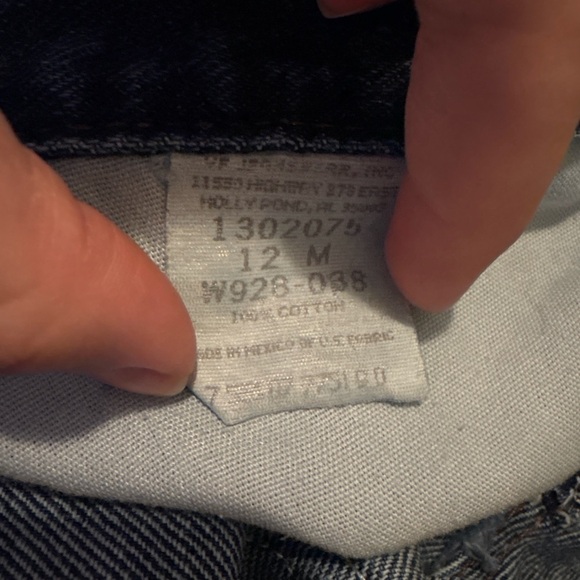 Riders by Lee Classic Fit Straight Leg Denim Jeans Women's 12 MED Blue Mid Rise - Picture 9 of 10